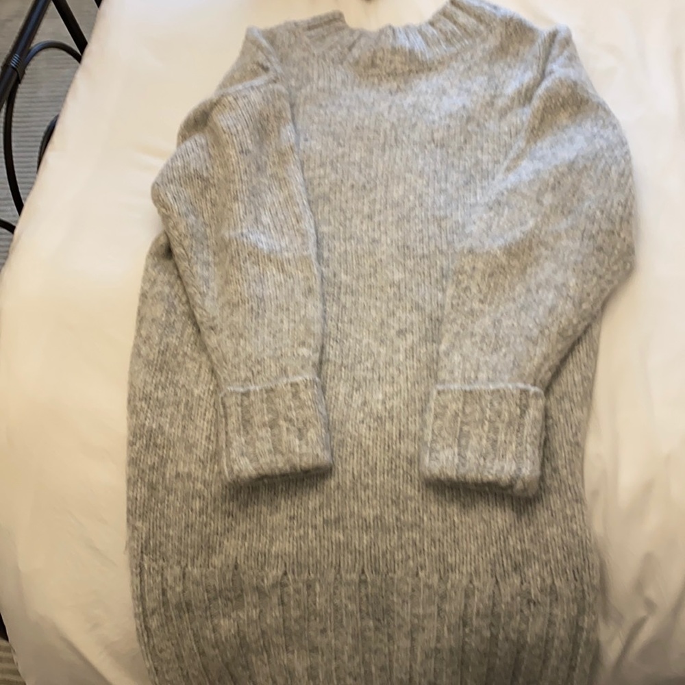Express gray sweater dress NWOT